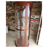 Cherry curio cabinet