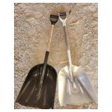 two shovels