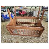 wooden cradle, hardware included