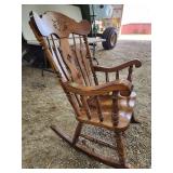 wooden rocker