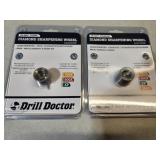 two Drill Doctor sharpening wheels