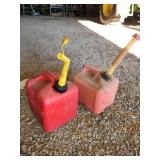 two gas cans