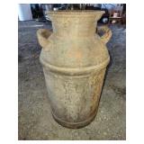 milk can, no lid