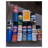 Linseed oil, Loctite, paint, LP gas