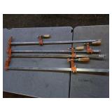 4 Jorgensen bar clamps