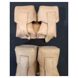 2 double leather ammo pouches