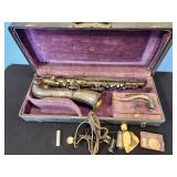 Vtg Conn Alto Sax and case