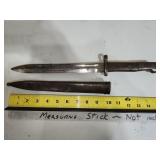 Early Mauser bayonet and scabbard