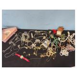 costume jewelry, watches, some in pieces