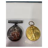 British WWI  medals