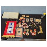service banners, veteran bracelets, patches,awards