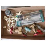 brass valves, drain assembly, misc