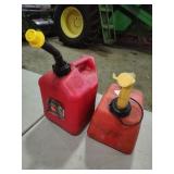 two gas cans