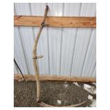 antique scythe