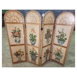 folding room divider, 55" high