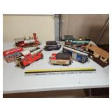 train cars, locomotives