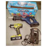 Ryobi drill and reciprocating saw