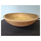 15" wooden carved bowl