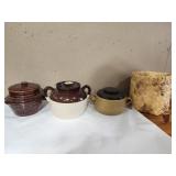 bean pots and basket