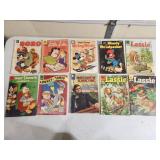 Vtg Dell comics, Lassie, Woody, Bugs