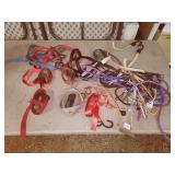 ratchet straps, bungees