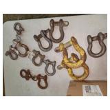 shackles, clevises