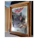 NOS Miller beer mirror