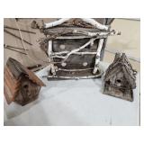 3 bird houses