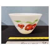 Fire King bowl "Apples and Cherries