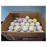 75 used golf balls