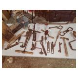 bits, antique wrenches