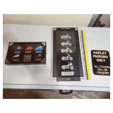 Harley Davidson items in cases