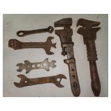 Oliver, Williams and other antique wrenches