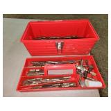 taps, bits, chucks, tool box