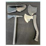 two fantasy hatchets