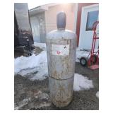 100lb LP tank, appears to be about 2/3 full