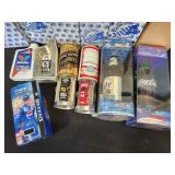 Nascar cars in cans/bottles