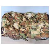 5 used US ARMY BDU shirts