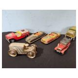 Vtg tin cars