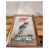 1991 Miller beer Wolf mirror
