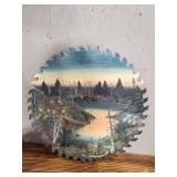 painted saw blade