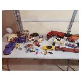 toy cars and trucks