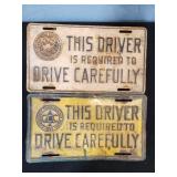 CCC plates, one marked 1933