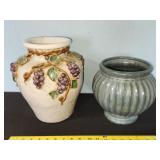 Roseville and other vase