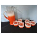 Blendo pitcher and glasses