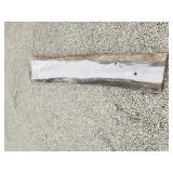 Cedar live edge plank