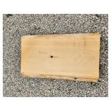 Cedar live edge plank