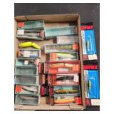 Rapala lures and empty boxes