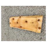 cedar live edge plank