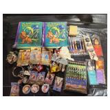 Wizzard of OZ books, pens trinkets